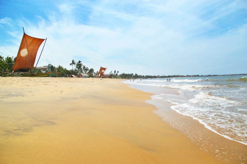 Strand in Nebgombo, Sri Lanka