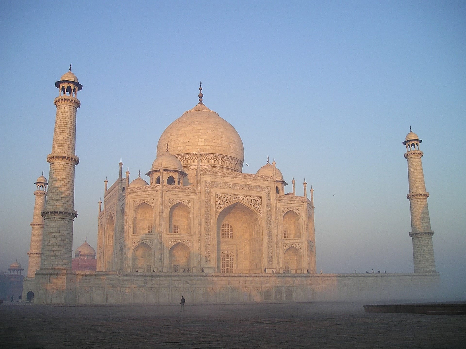 Taj Mahal, Agra, Indien, Sonnenaufgang